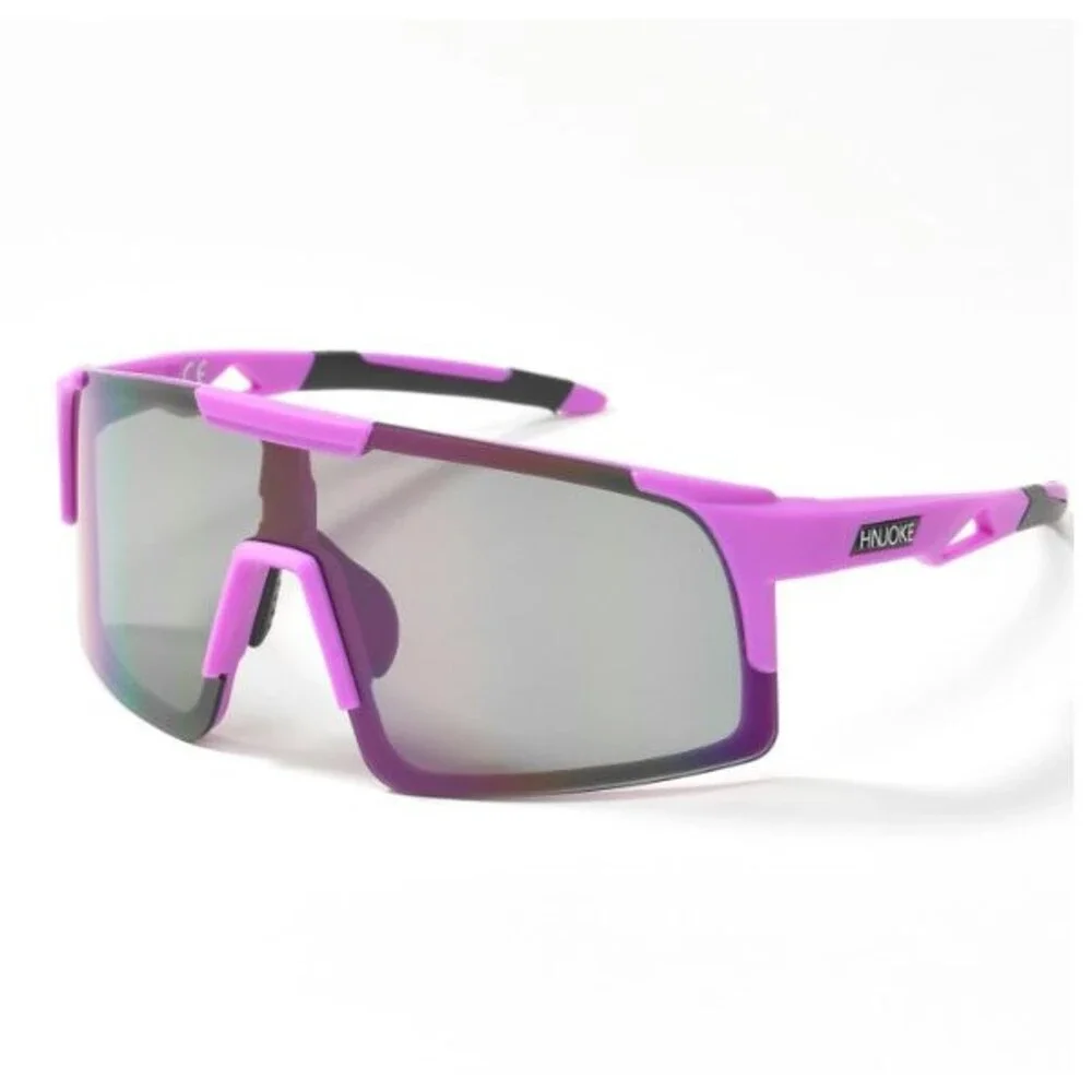 Sport Sunglasses Blue Mirror UV Protection Cycling Running Baseball Purple